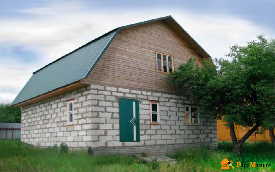 Фото 11 — Строительство дома с мансардой