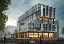 Photo of Строительство здания с архитектурным дизайном