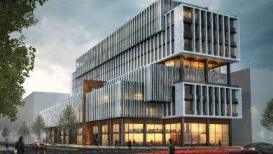 Photo of Строительство здания с архитектурным дизайном