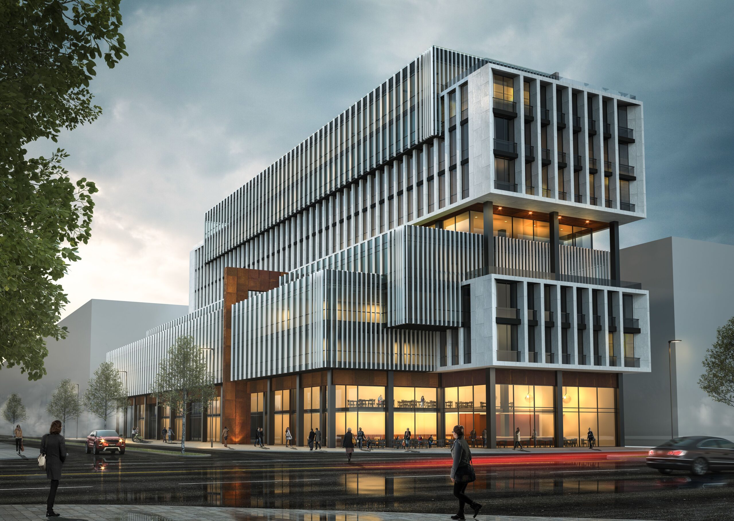 Фото 20 — Строительство здания с архитектурным дизайном