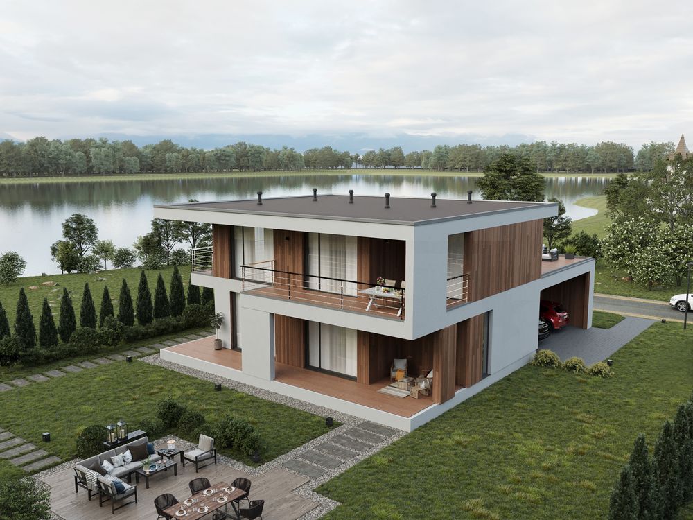 Фото 32 — Строительство дома из каркасных блоков