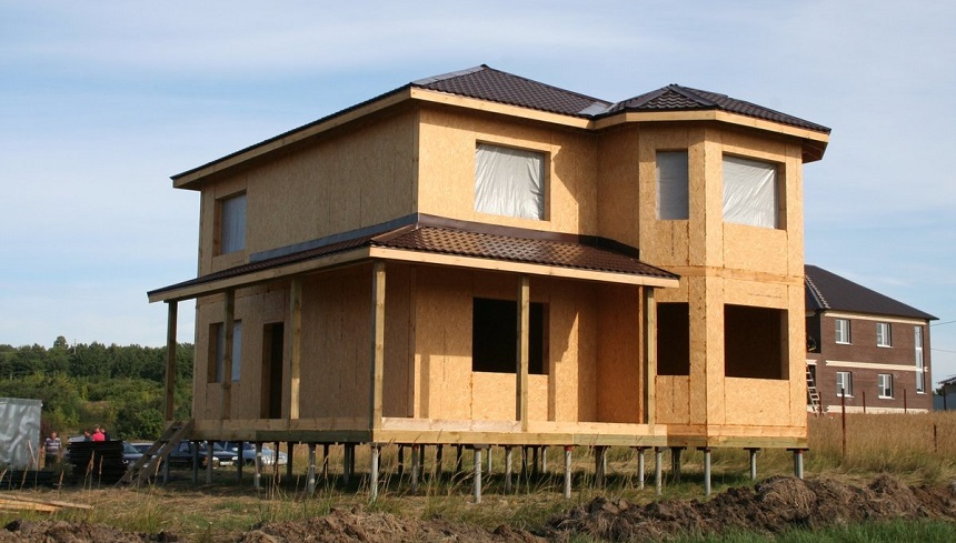 Фото 1 — Строительство дома из SIP-панелей